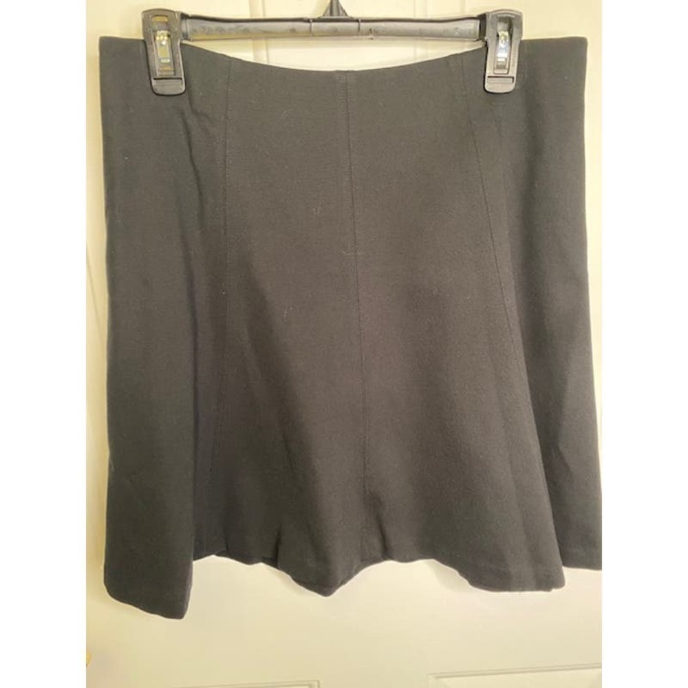 Ann Taylor‎ LOFT 8-Gore Ponte Skirt Size Medium Black